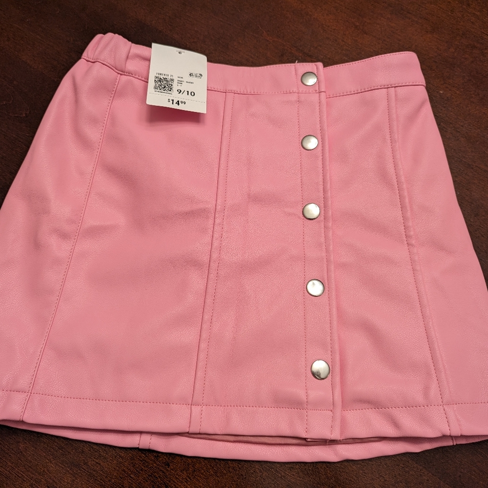 Pink mini shirt